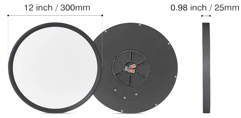 12" round LED